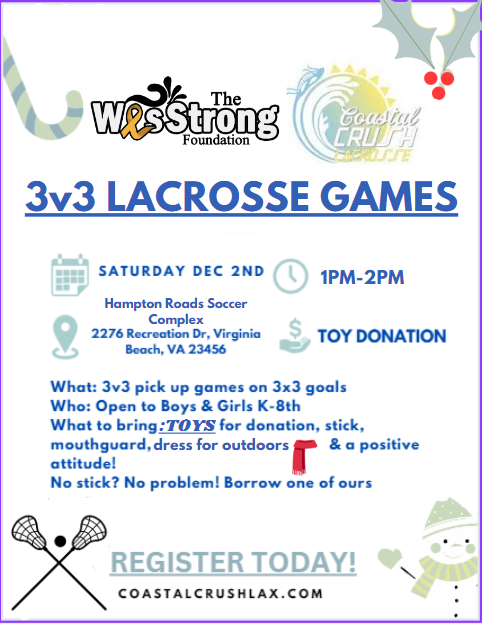 11-3-23 Wes Strong foundation lacrosse flyer