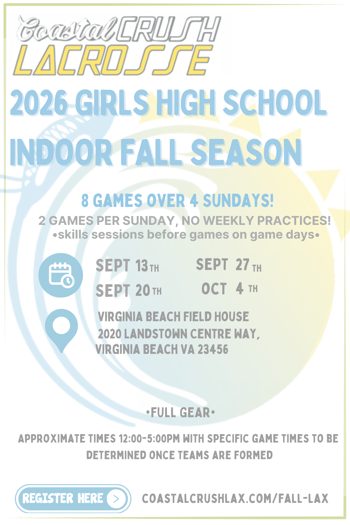 Fall Flyer HS Girls No Price 2026
